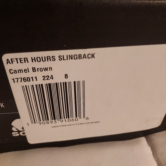 EUC Sorel After Hours slingbacks, camel, size 8 - Picture 5 of 9